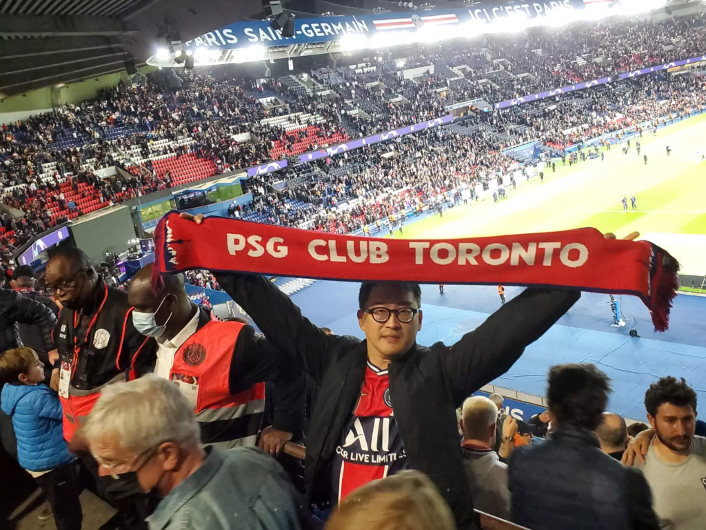 Charles Cho PsgToronto au parc des princes