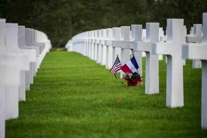 Cimeti&egrave;re am&eacute;ricain en Normandie
