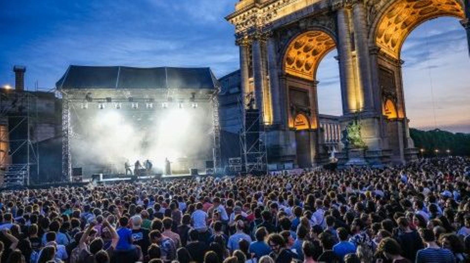 La 39e édition de la fête de la musique a enregistré un record d'affluence avec 30.000 personnes au parc du Cinquantenaire en 2023 ©RTBF