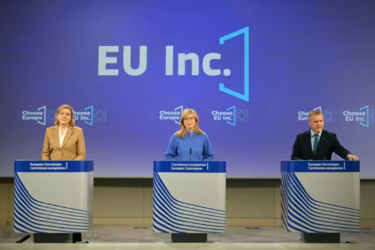 La Commission européenne a présenté mercredi "EU Inc", un nouveau statut juridique censé favoriser la création et le développement des entreprises au sein de l'Union européenne