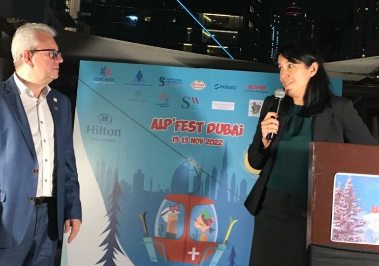 Dubaï était à l'heure savoyarde pour l'Alp'Fest 2022