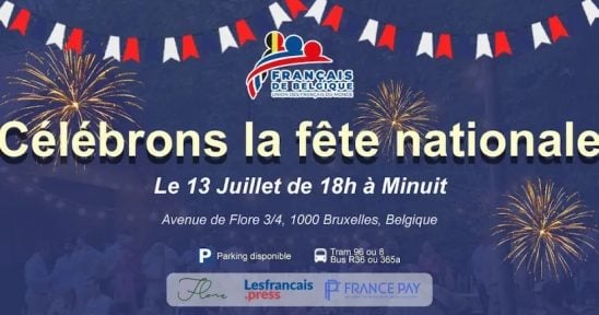 Union des Français de Belgique - 14 juillet 2025
