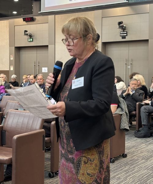 Nadine Fouques-Weiss du groupe Solidaires et Indépendants