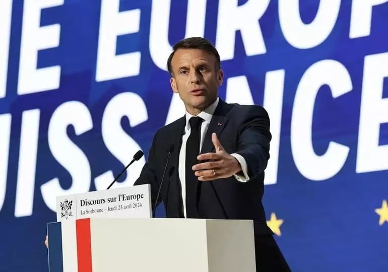 Emmanuel Macron dévoile sa vision de l'Europe