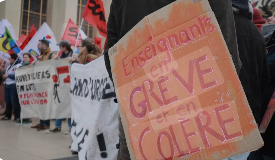 Enseignants en grève