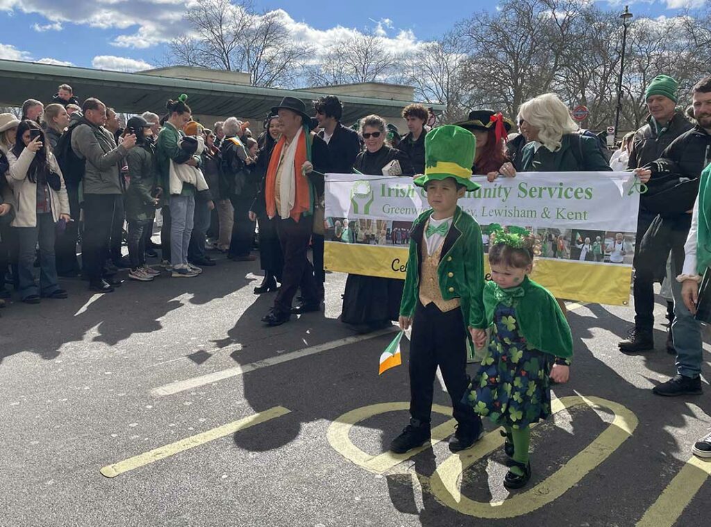 Défilé St Patrick à Londres et expatriés français