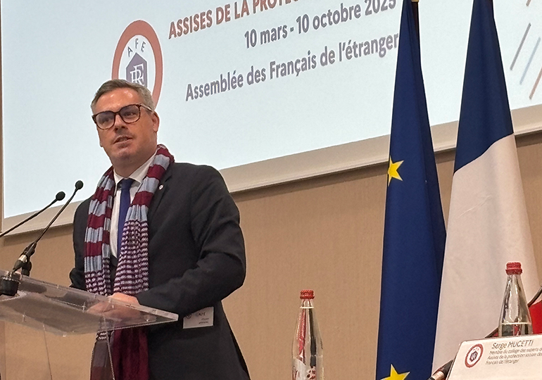 Florian Boheme lors du lancement des Assises de la protections sociale