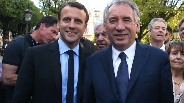 Francois Bayrou et Emmanuel Macron