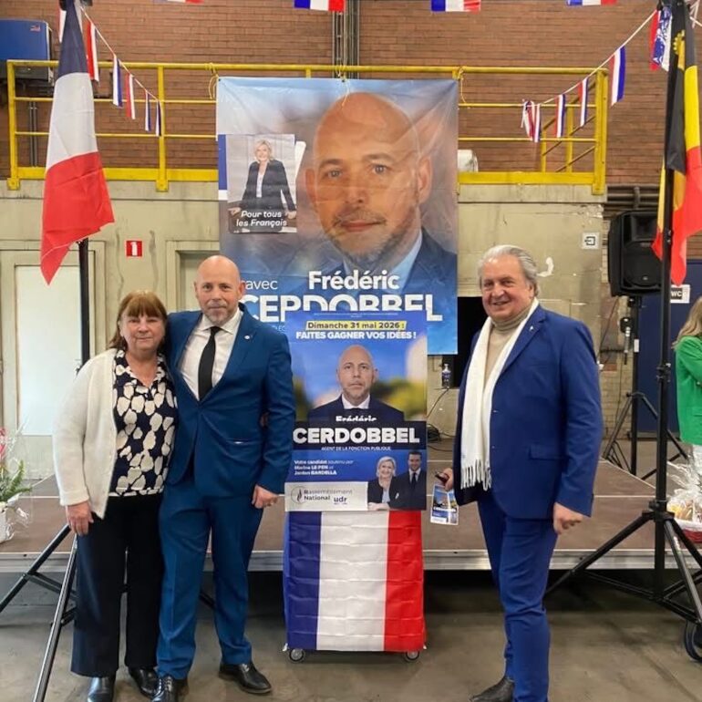 Frédéric Cerdobbel tête de liste « Rassemblement des Patriotes » élections consulaires Belgique