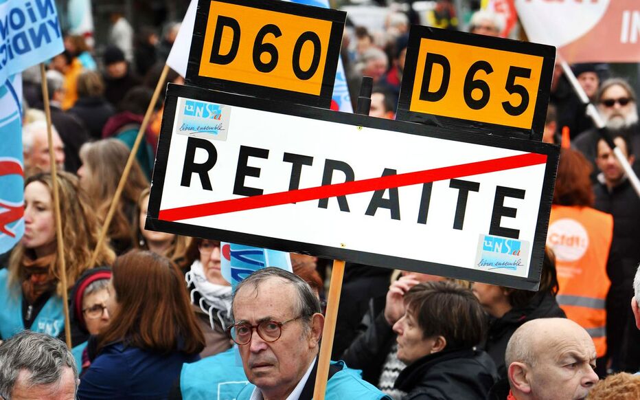 Gr&egrave;ve en 2019 contre une des reformes de la retraite