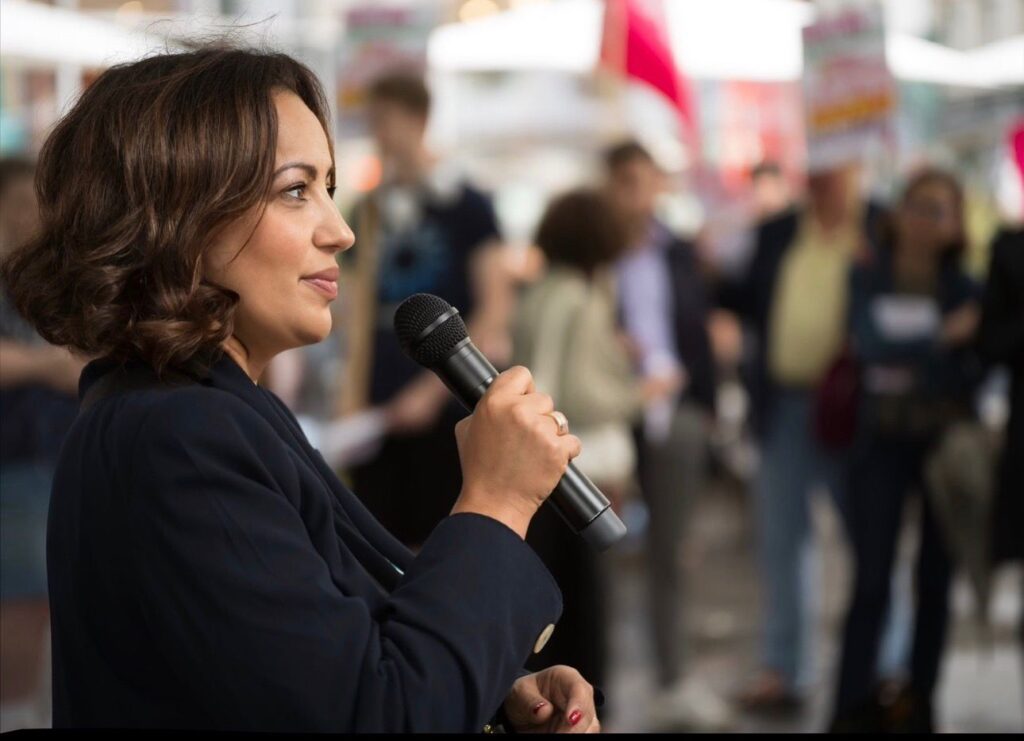 Halima Delimi, tête de liste « Bien vivre en Suisse romande » – circonscription Genève