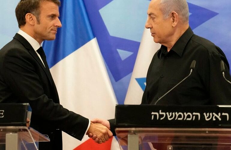 "Qu’un cessez-le-feu soit établi au plus vite" - Emmanuel Macron à Benjamin Netanyahu ce lundi lors d'une conversation téléphonique sur la situation au Liban.