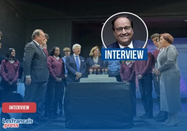 Londres : François Hollande fête les 10 ans du Lycée Winston Churchill