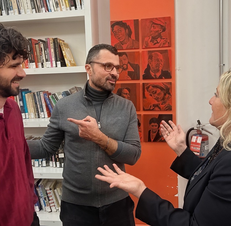 Jean-Philippe Berteau en campagne &eacute;lectoral &agrave; New York