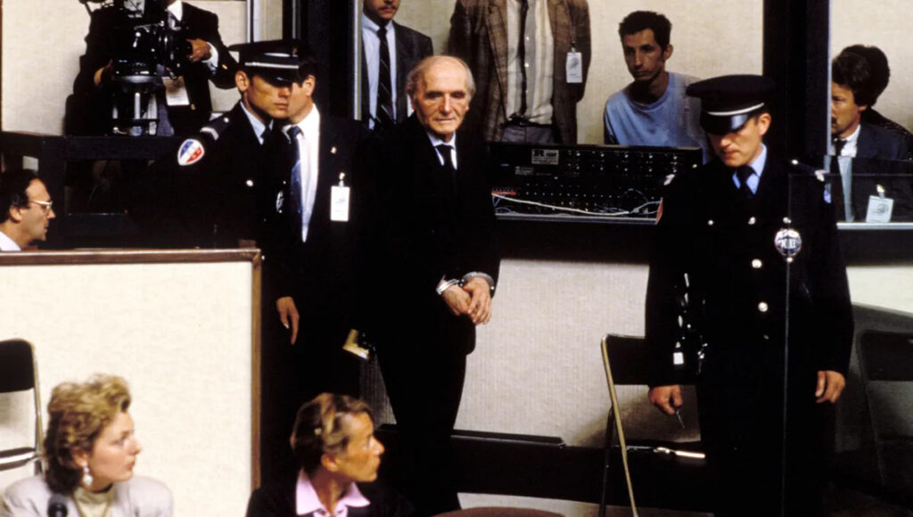 Klaus Barbie lors de son procès