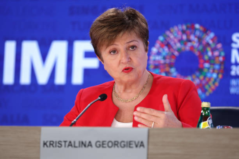 Kristalina Georgieva, directrice g&eacute;n&eacute;rale du Fond Mon&eacute;taire International