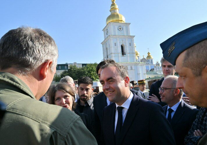 Sébastien Lecornu à Kiev