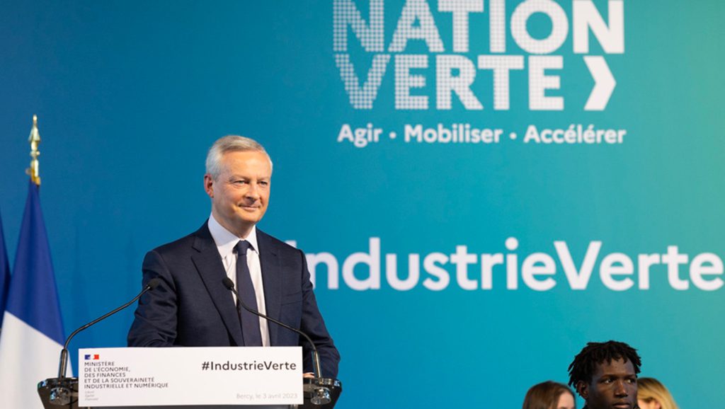 Bruno Le Maire : la France deviendra « la première économie verte à horizon 2040 en Europe »