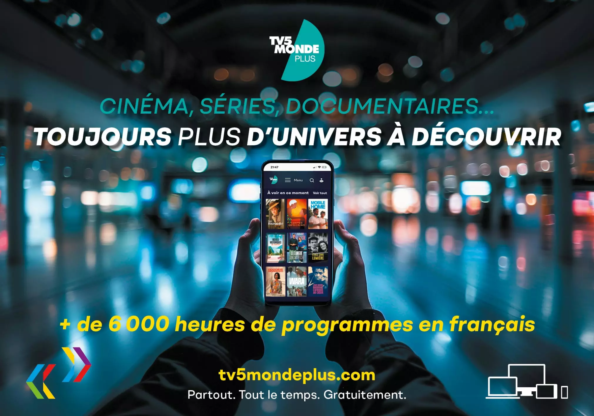 TV5MONDEPLUS, la plateforme francophone mondiale