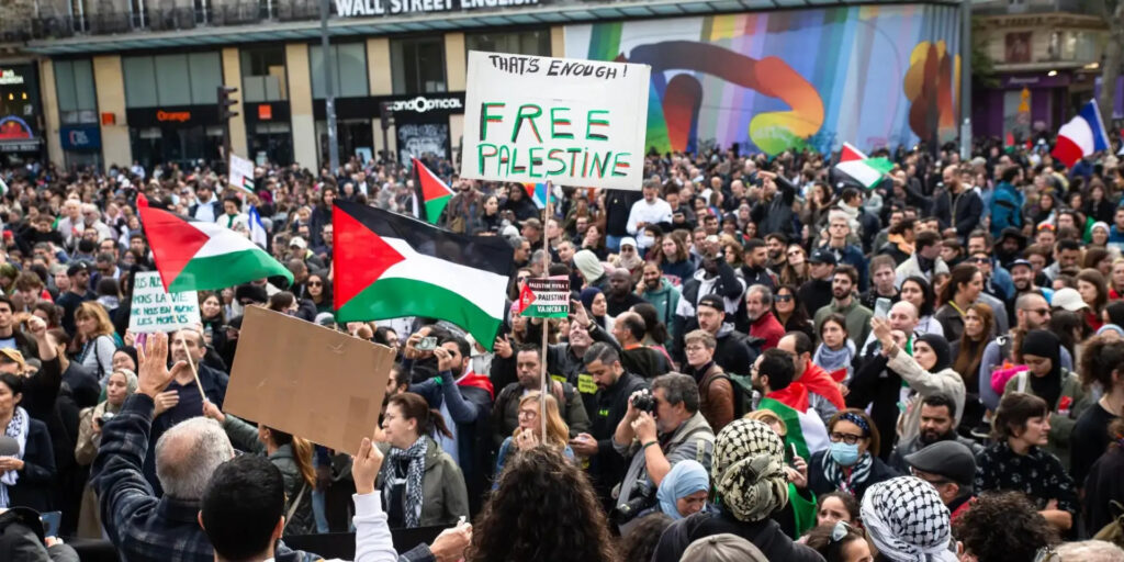 Manifestation pro-Palestine