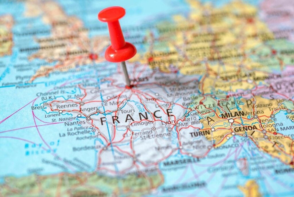 Map France