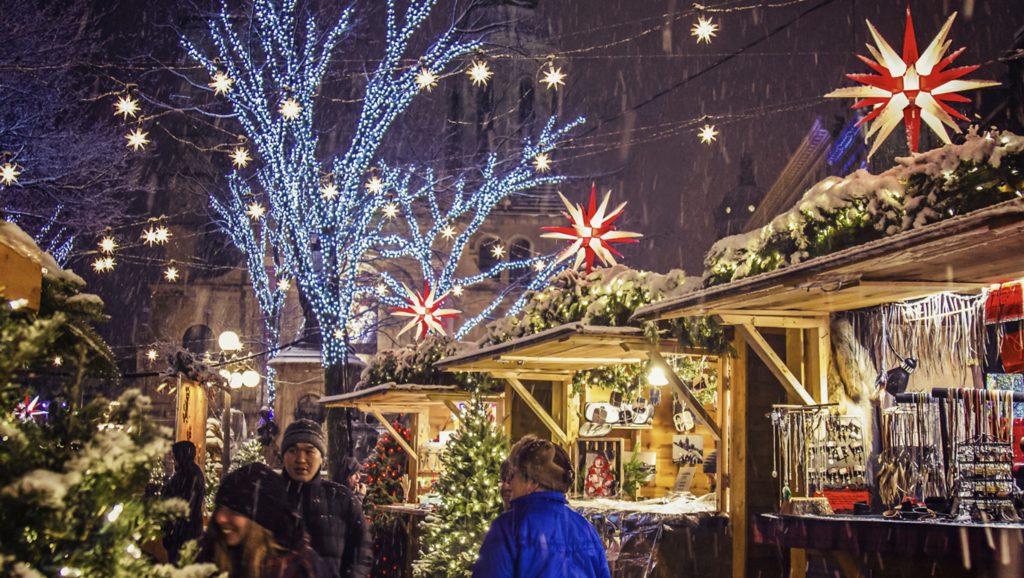 marchés de Noël à Montréal