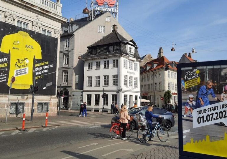 Le Tour de France commence au Danemark, les expatriés à la fête