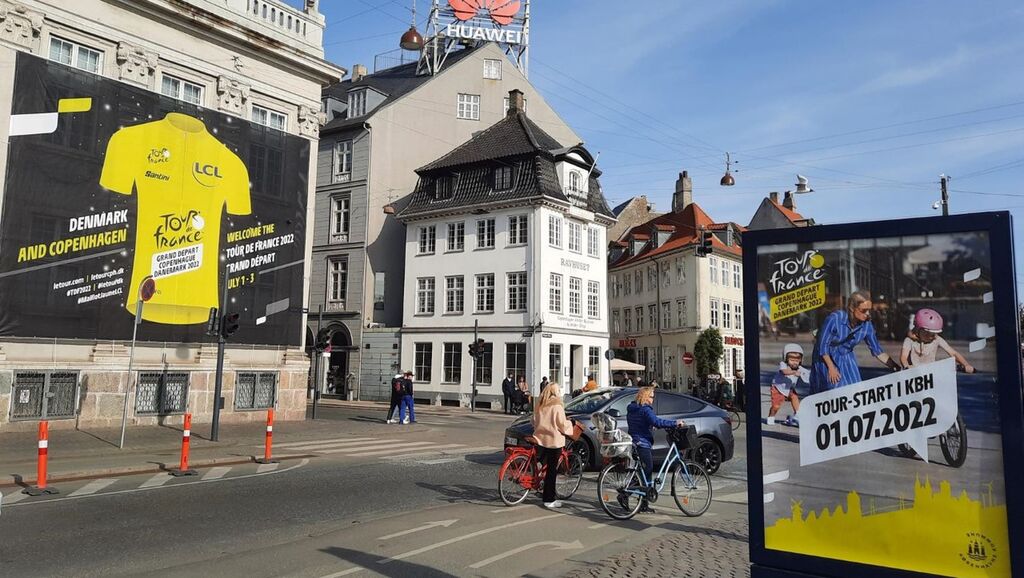 Le Tour de France commence au Danemark, les expatriés à la fête