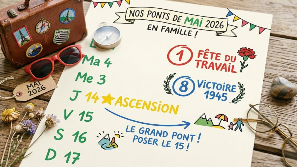 Nos ponts de mai 2026