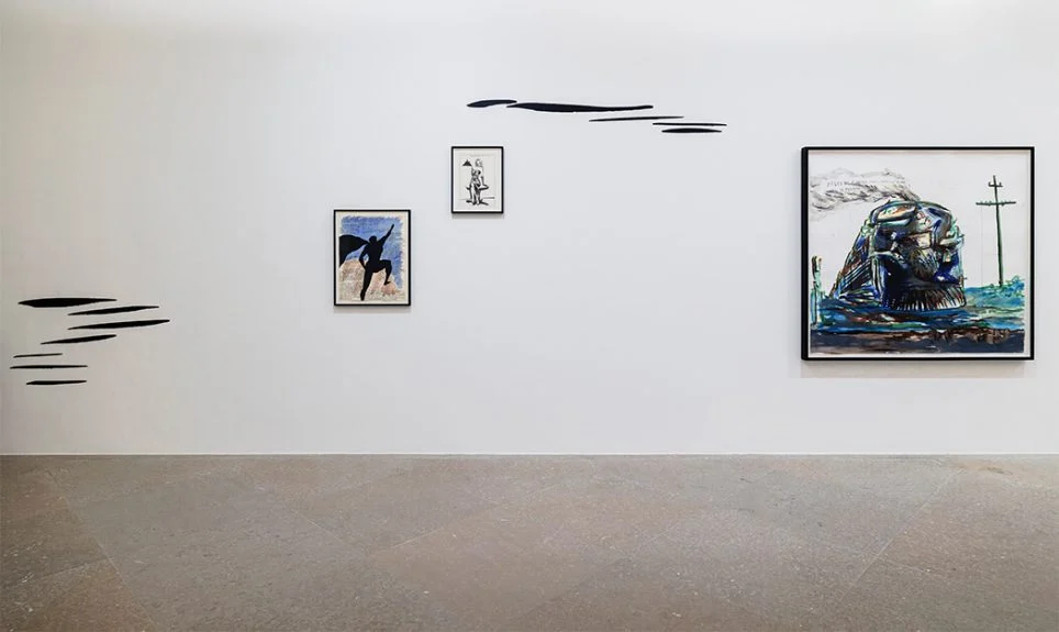 Vue d&rsquo;exposition &laquo; Raymond Pettibon. Underground &raquo; au mus&eacute;e Picasso &agrave; Paris, 2025