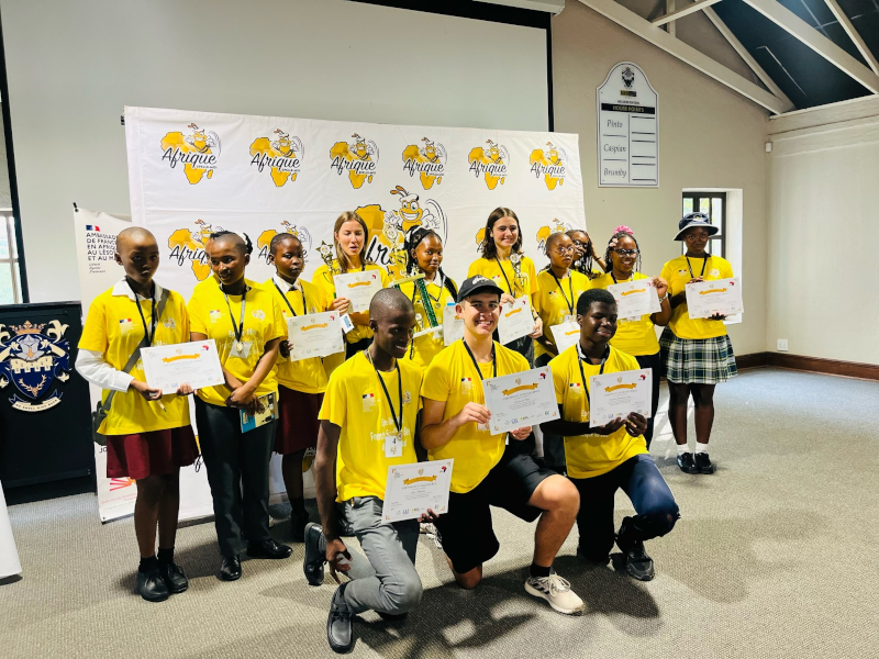 Remise de diplômes de l'association Epelle moi en Afrique du Sud