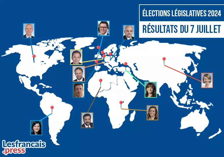 Les résultats des 11 circonscriptions des Français de l'étranger