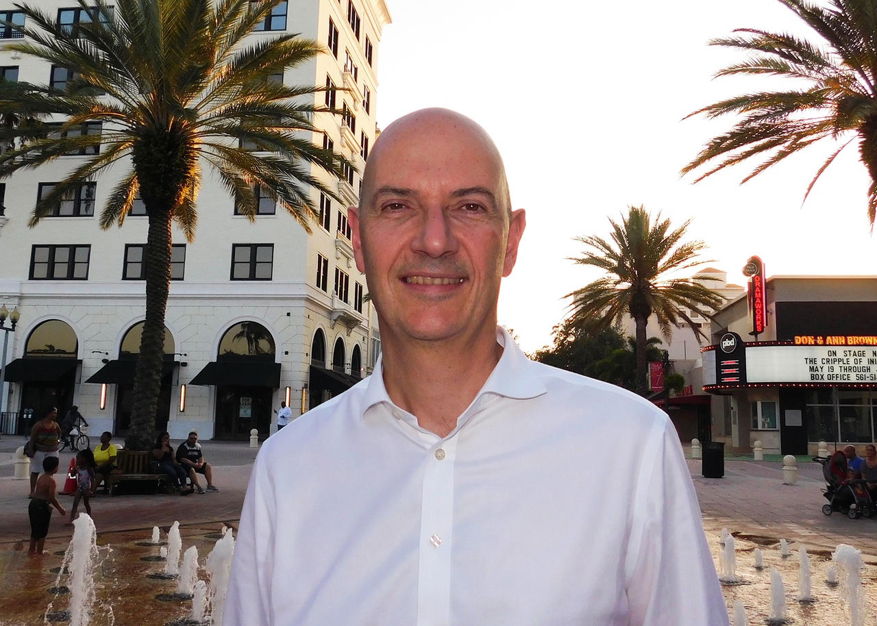 Roland Lescure en Floride en 2017 ©Le Courrier des Amériques
