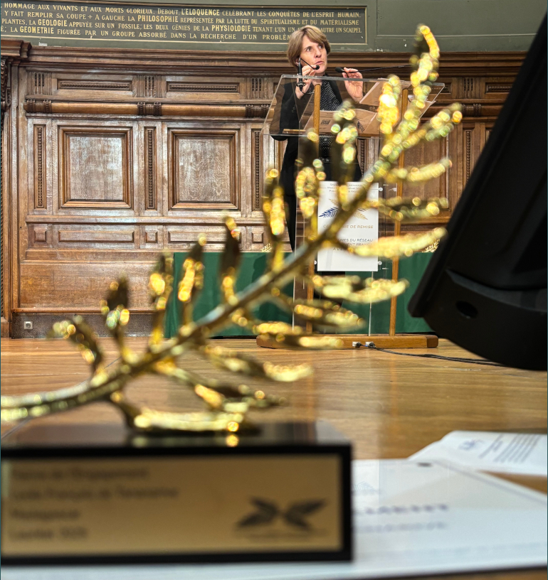 Samantha Cazebonne, sénatrice des Français de l'étranger, à l'origine des Palmes EFE