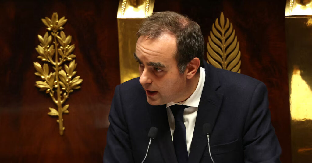 Sébastien Lecornu, Premier ministre à l’Assemblée nationale
