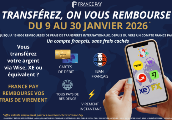 Soldes sur les virements internationaux par France Pay