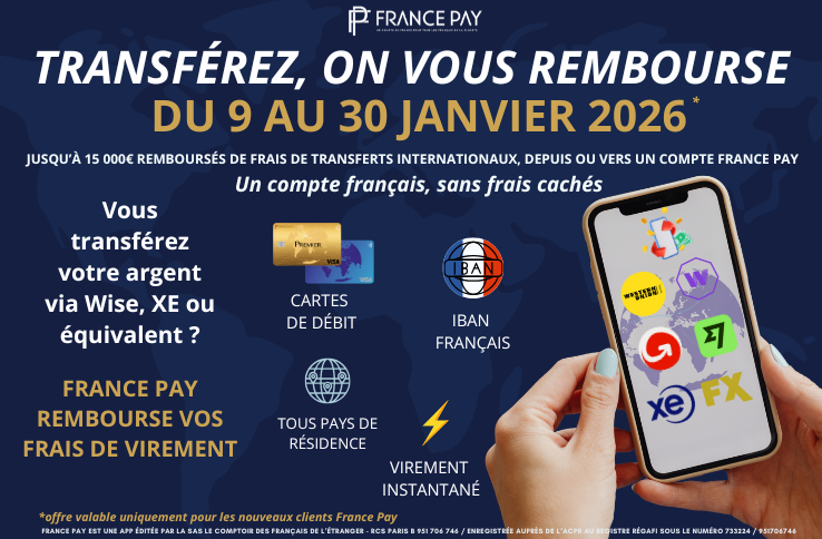 Soldes sur les virements internationaux par France Pay