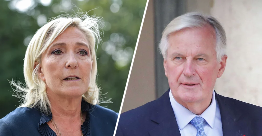 Marine Le Pen VS Michel Barnier