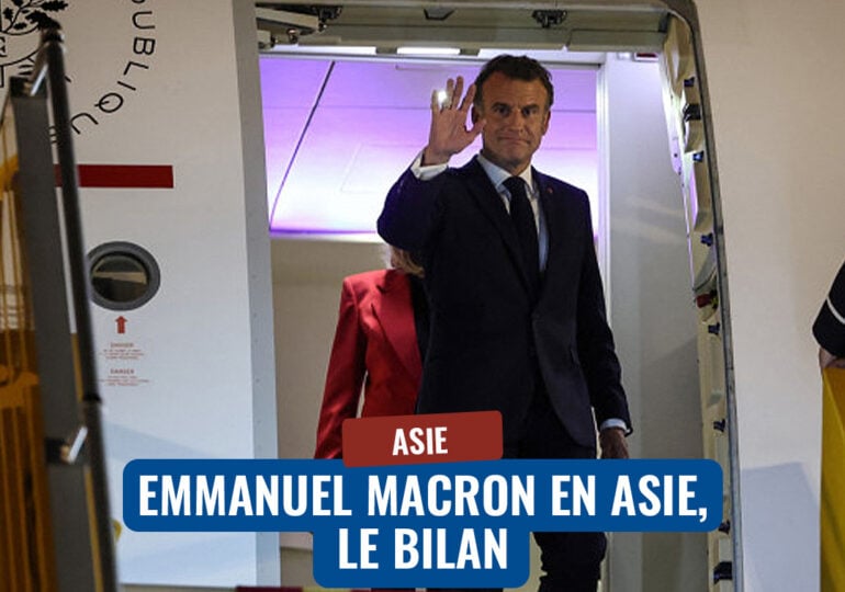 Emmanuel Macron en Asie, le bilan