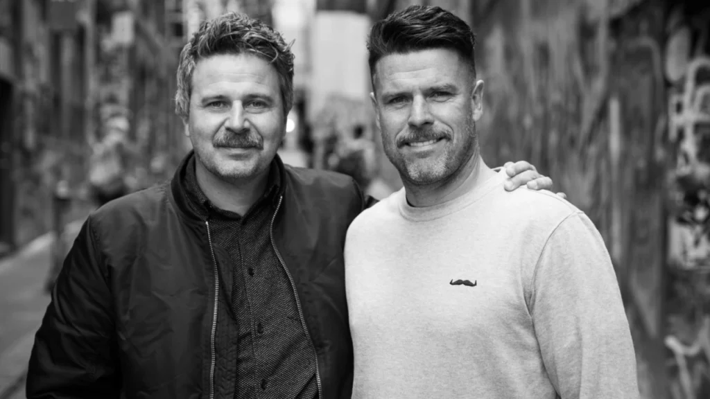 Travis Garone et Luke Slattery (fondateurs de Movember)
