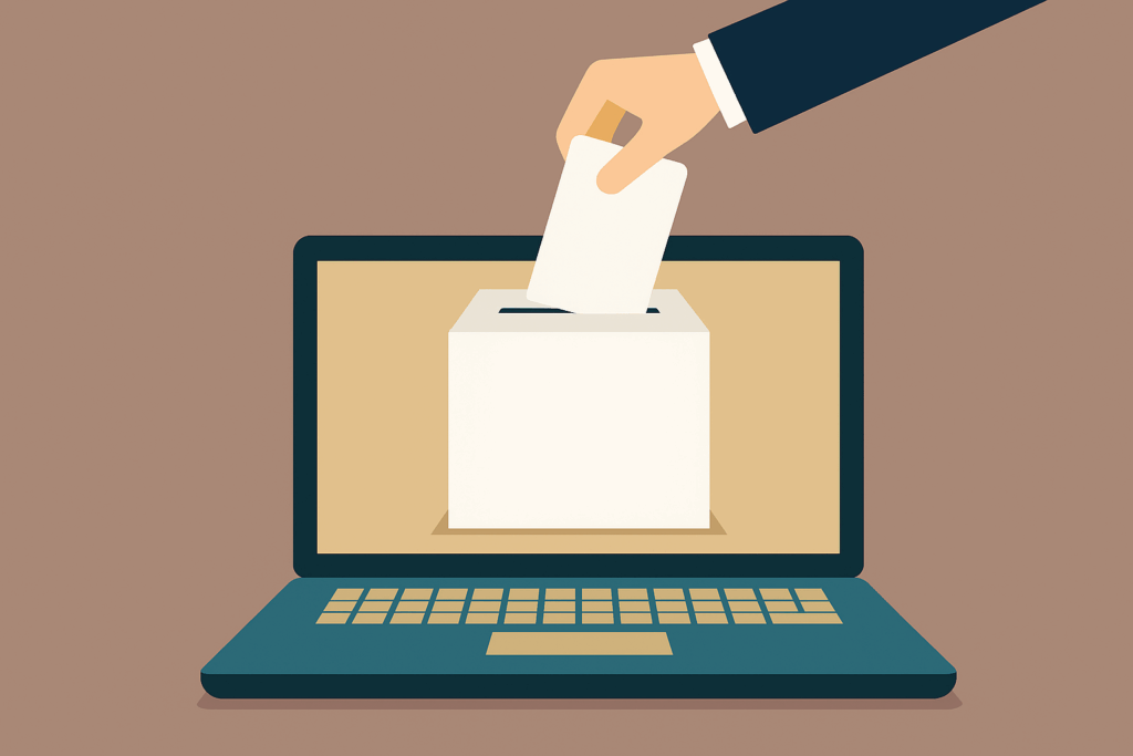 Le vote par internet ouvert du 3 au 8 octobre