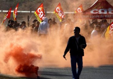 Jeudi noir en France : grève générale
